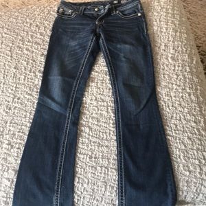 MissMe size 27 signature boot cut jeans
